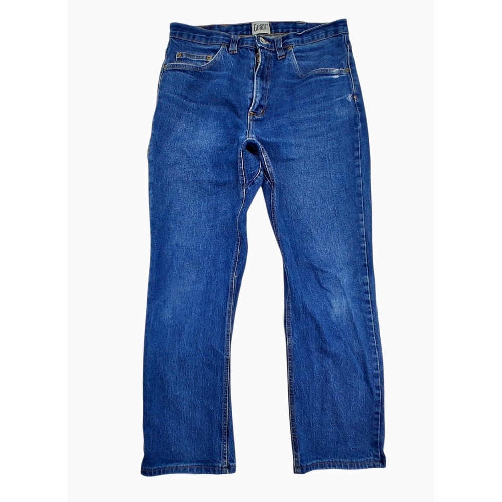 Diamond Gusset Jeans Mens 33x30 Blue Denim Work Utility Carpenter USA Made
